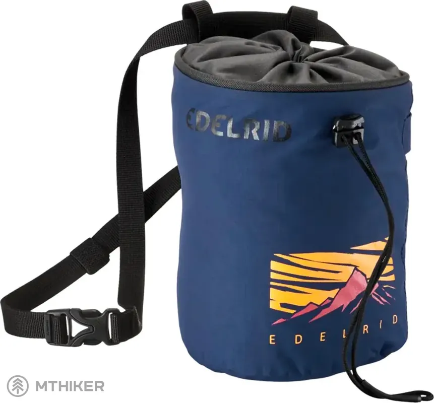 Značkový EDELRID Chalk Bag Rodeo Large sáček na magnesium, navy