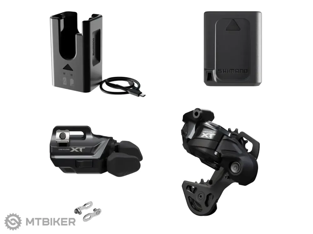 Omezená Nabídka Shimano XT Di2 Upgrade sada, 1x12, GS ramínko, I-Spec EV, bez klik