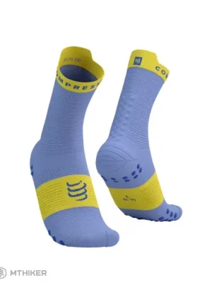 Sezónní Sleva COMPRESSPORT Pro Racing v4.0 Run High ponožky, jacaranda/maize