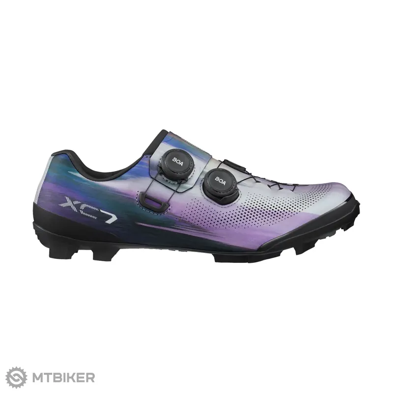 Shimano SH-XC703 tretry, fialová Akční Cena