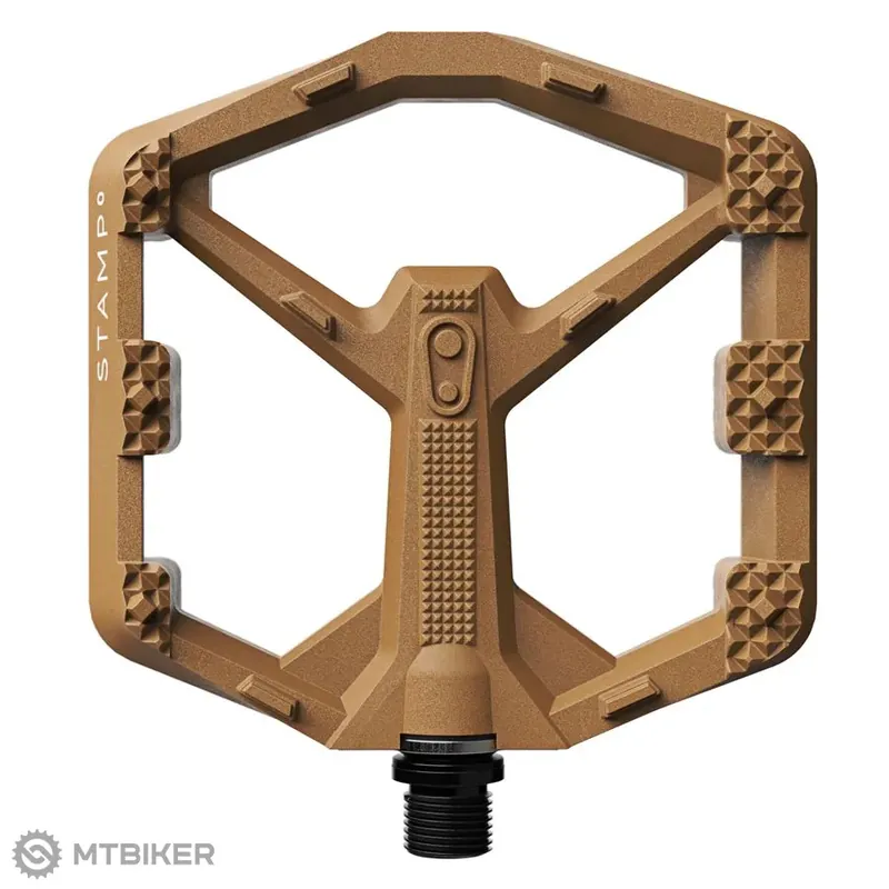 Vrácení Zdarma Crankbrothers Stamp 0 Large platformové pedály, hnědá