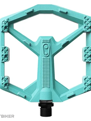 Crankbrothers Stamp 0 Large platformové pedály, tyrkysová Hit Sezóny