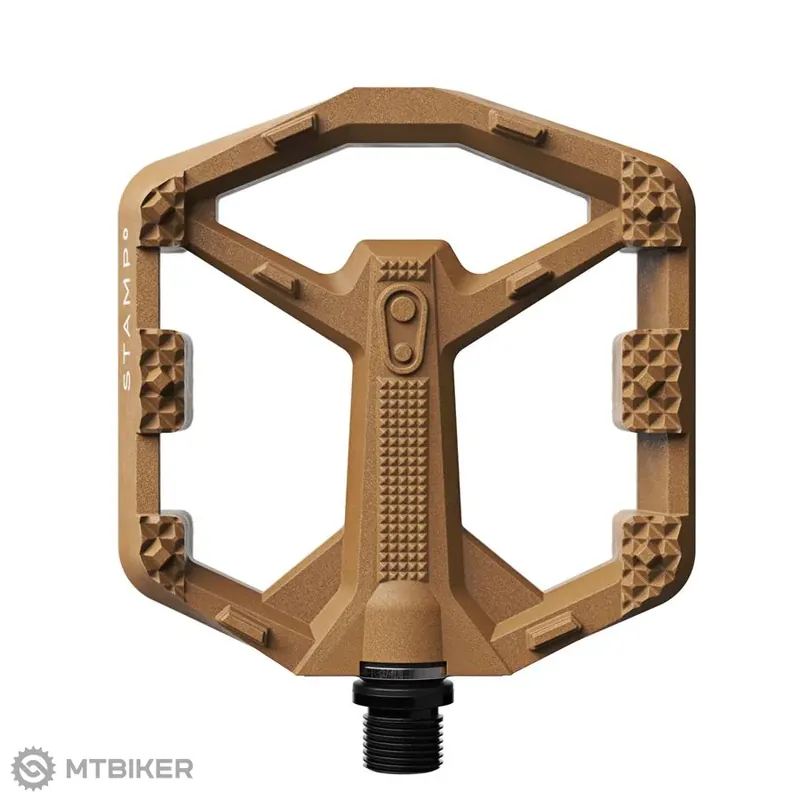 Crankbrothers Stamp 0 Small platformové pedály, hnědá Značkový