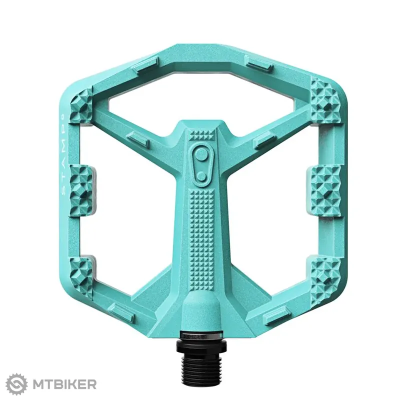 Crankbrothers Stamp 0 Small platformové pedály, tyrkysová Zlevněný