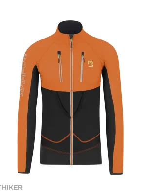 Autentický Karpos Alagna Lite bunda, black/vibr. orange