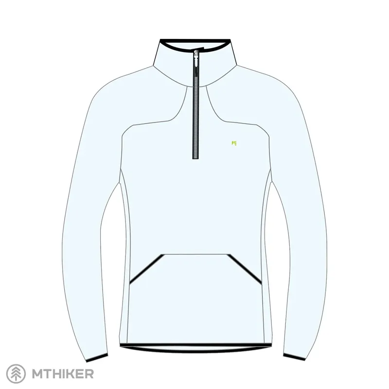 Karpos Rocchetta Half Zip dámská fleece, bright white Autentický