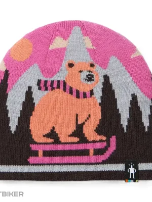 Nová Kolekce Smartwool Kids‘ Reversible Art Beanie Everyday čepice, terracotta