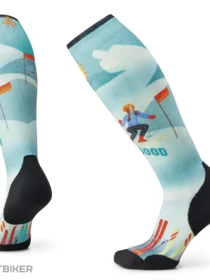 Speciální Cena Smartwool Ski Targeted Cushion Snow Bunny Print OTC dámské podkolenky, capri