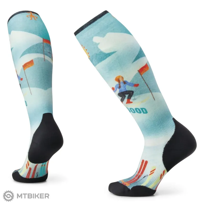 Speciální Cena Smartwool Ski Targeted Cushion Snow Bunny Print OTC dámské podkolenky, capri