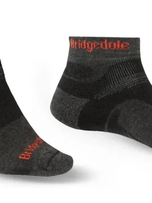 Bezpečná Platba Bridgedale Hike Midweight Performance Ankle ponožky, graphite/orange