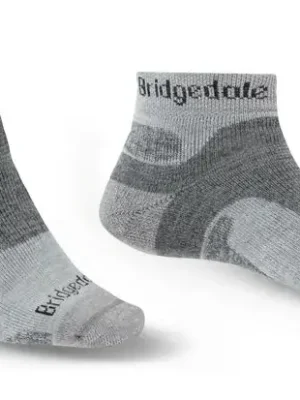 Bridgedale Hike Midweight Performance Ankle ponožky, stříbrný/černý Sezónní Sleva