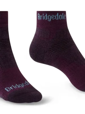 Oblíbený Bridgedale Hike Midweight Merino Performance Ankle dámské ponožky, tmavě fialová