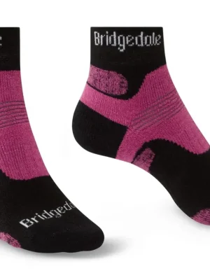 Bridgedale Hike Midweight Merino Performance Ankle dámské ponožky, černá/růžová Top Prodej
