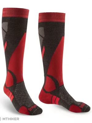 Bridgedale Ski Lightweight podkolenky, graphite/red Cenová Bomba