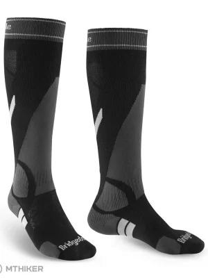 Vrácení Zdarma Bridgedale Ski Lightweight podkolenky, černá/šedá