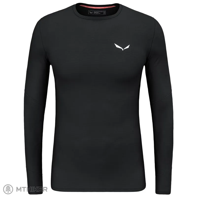 Novinka Salewa CRISTALLO WARM ALPINE MERINO tričko, black out