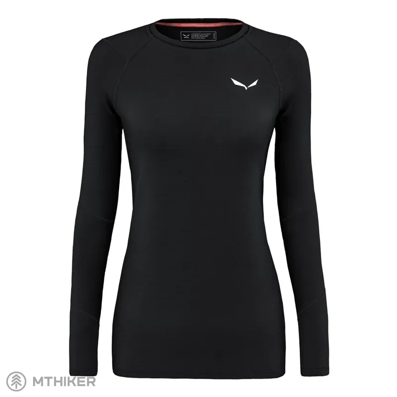 Salewa CRISTALLO WARM ALPINE MERINO dámské tričko, black out Akční Cena