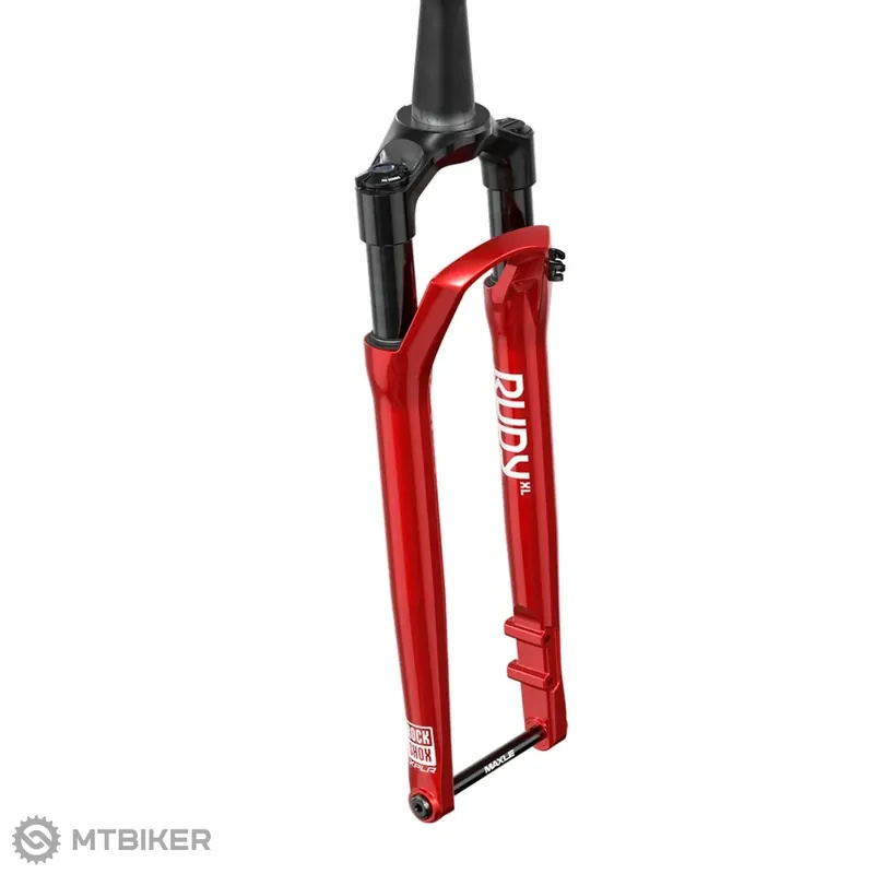 RockShox Rudy XL Ultimate Race Day 2 XPLR Solo Air 28" odpružená vidlice, červená Finální Výprodej
