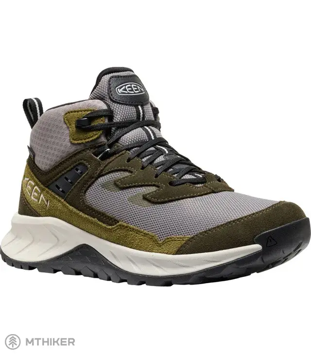 KEEN Hightrail Mid WP turistické boty, steel grey/forest night Nová Kolekce