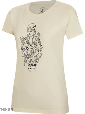 Wild Country Stamina dámské tričko, white/quartz Akční Nabídka