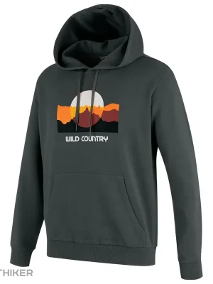 Wild Country Movement mikina s kapucí, onyx Nakupujte Hned