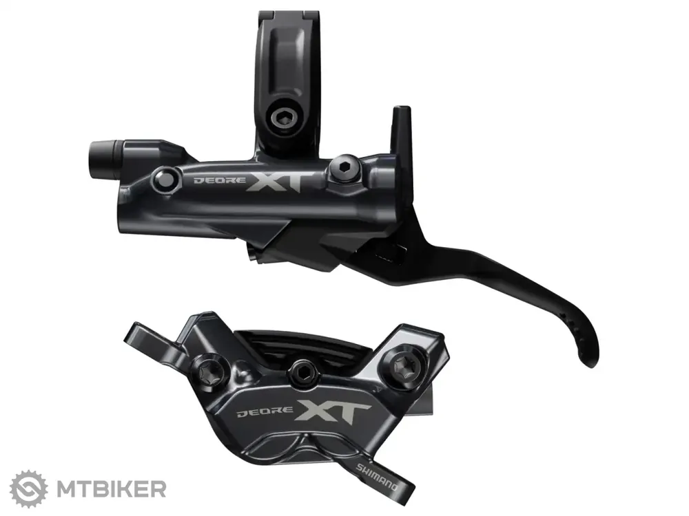 Sleva Shimano Deore XT BL-M8200/BR-M8220 hydr. přední brzda, 4-píst, 1 000 mm + destičky
