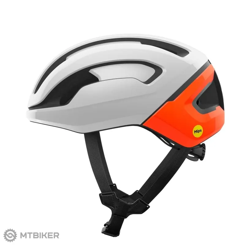POC Omne Air MIPS přilba, hydrogen white/fluorescent orange Časově Omezené