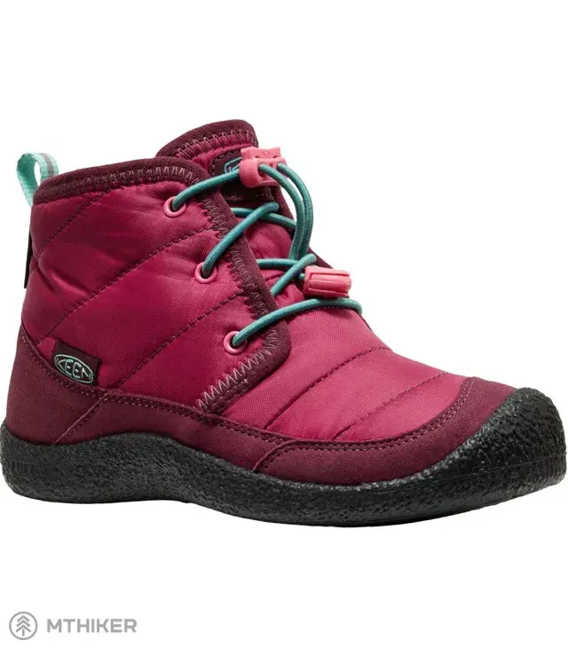 KEEN Howser II Chukka WP dětské boty, beaujolais/pool blue Originální