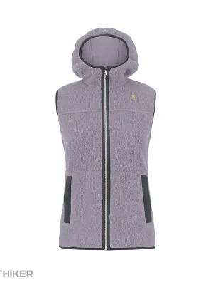 Zlevněný Karpos Moiazza Retro dámská vesta, lavender/woodl. gray