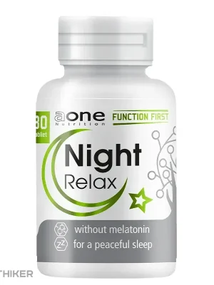 AONE Nutrition Night Relax doplněk stravy, 30 tablet Poslední Šance