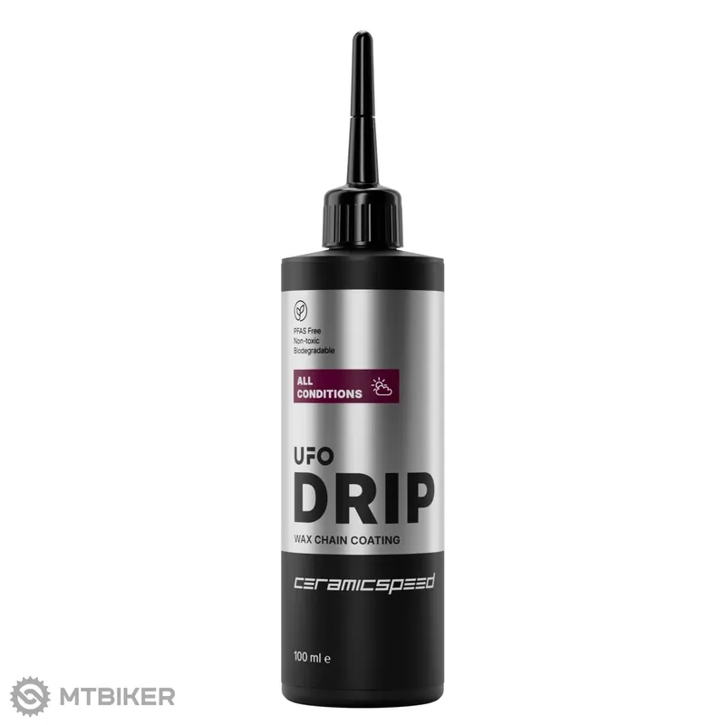 Bezpečná Platba CeramicSpeed UFO DRIP All Conditions tekutý vosk na řetěz, kapátko, 100 ml