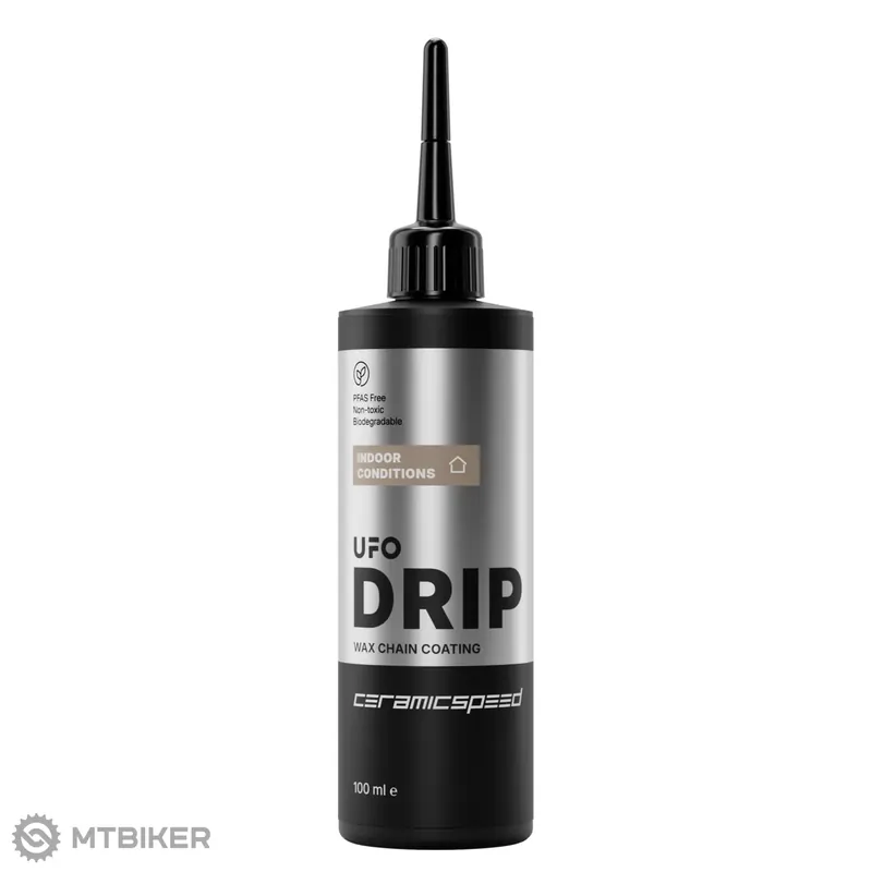 Sleva CeramicSpeed UFO Drip Indoor Conditions mazivo na řetěz pro trenažér, 100 ml