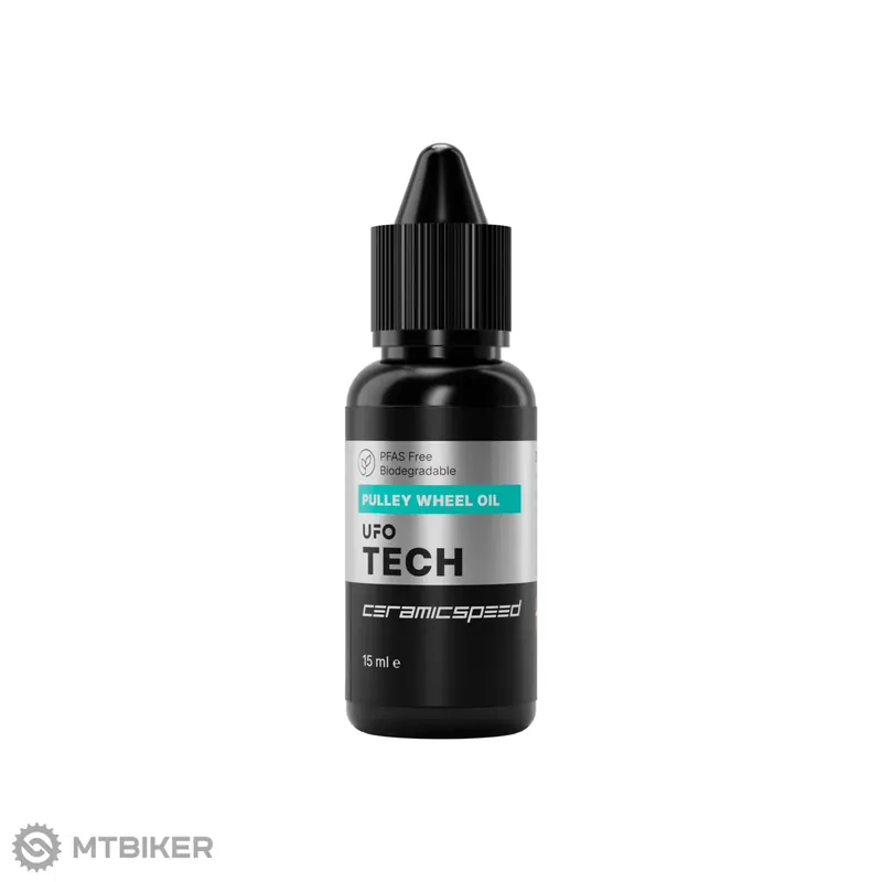 Značkový CeramicSpeed UFO TECH BEARING OIL mazivo na kladky přehazovačky, 15 ml