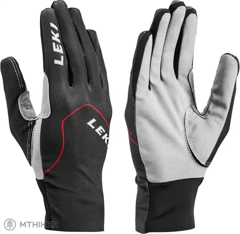 LEKI Nordic Skin rukavice, black/red/graphite Nejprodávanější