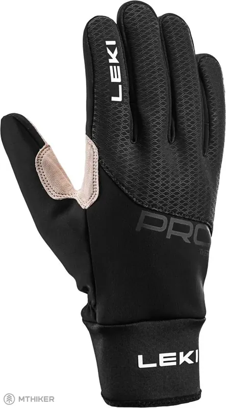 LEKI PRC Premium ThermoPlus rukavice, black/sand Levný