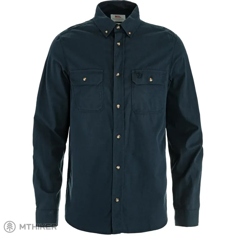 Fjällräven Övik Lite Flannel košile, dark navy Aktuální