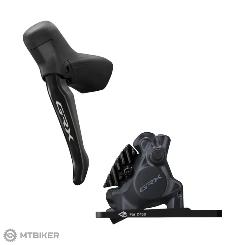 Shimano GRX BL-RS717/BR-RX410F Di2 řazení/hydr. přední brzda, 1-rychl. Flat Mount, had. 1 000 mm, Cenový Hit