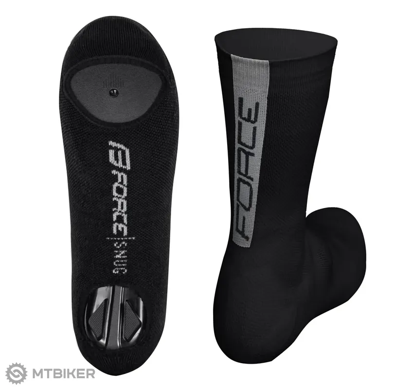 Zlevněný FORCE Snug návleky na tretry, černá