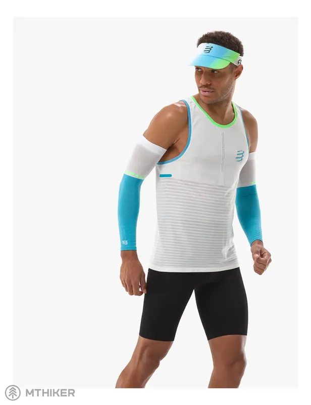 COMPRESSPORT Pro Racing Singlet tílko, star white Akční Nabídka