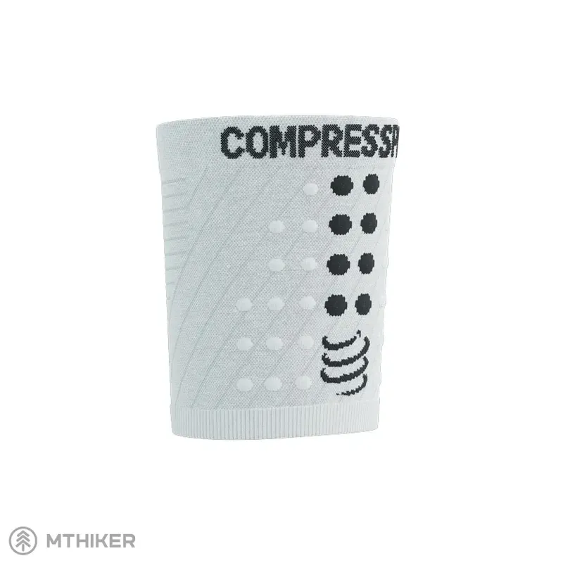 COMPRESSPORT Racing Sweatbands potítko, bílá Výprodej