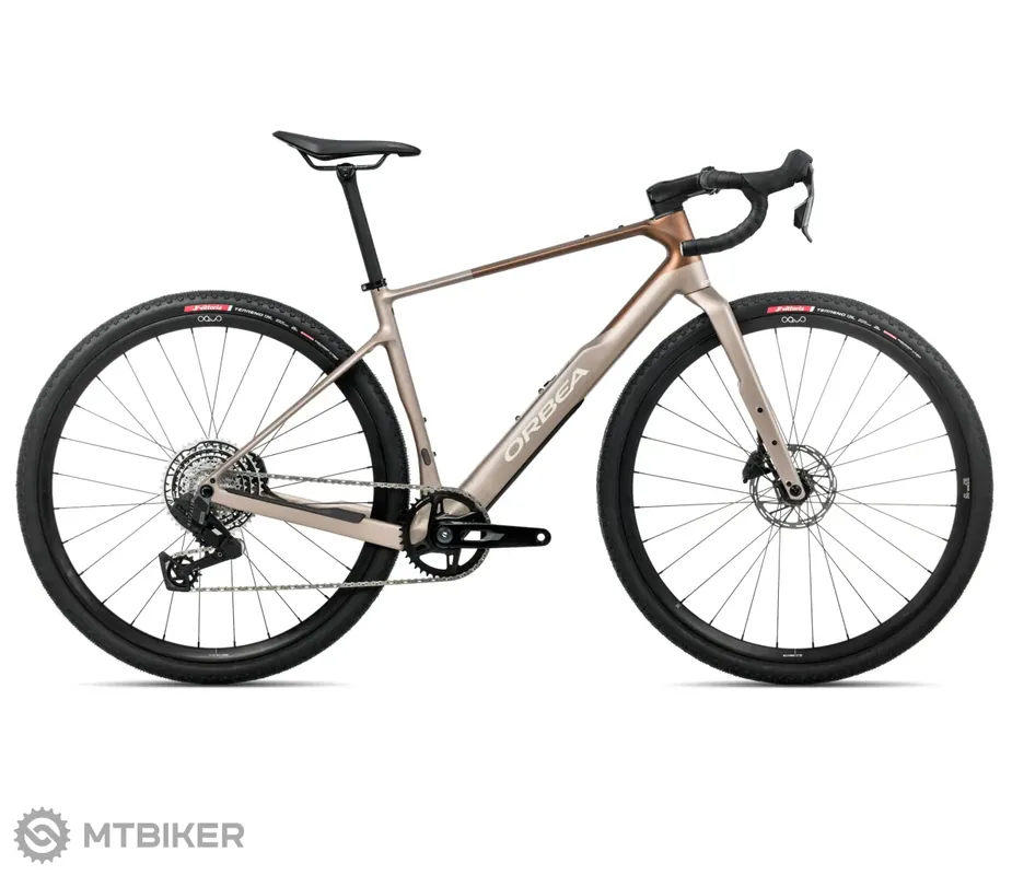 Vysoce Kvalitní Orbea TERRA M31eTEAM 28 kolo, niklová/světlohnědá