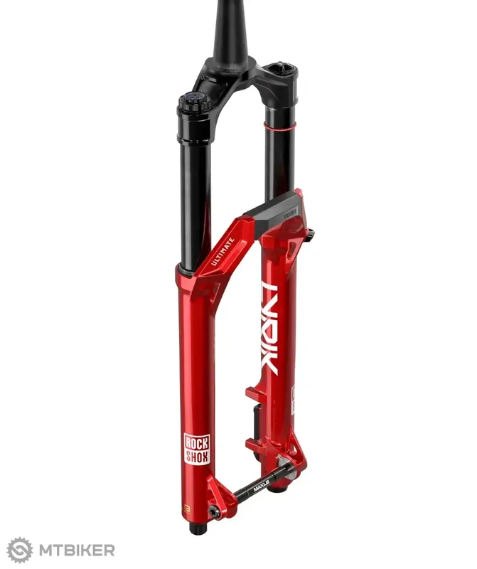 RockShox Lyrik Ultimate Charger 3.2 RC2 E1 29" odpružená vidlice, offset 44 mm, červená Zlevněný