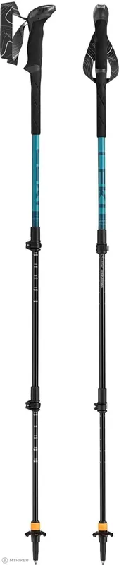 Omezená Nabídka LEKI Makalu Lite AS hole, 100 - 135 cm, greenblue light-greenblue dark
