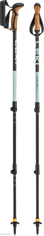 LEKI Khumbu AS hole, 110 - 145 cm, black-dark sea green Cenově Výhodný