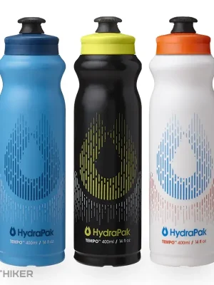 HydraPak Tempo Bottle 3-pack set lahví, 400 ml Akce