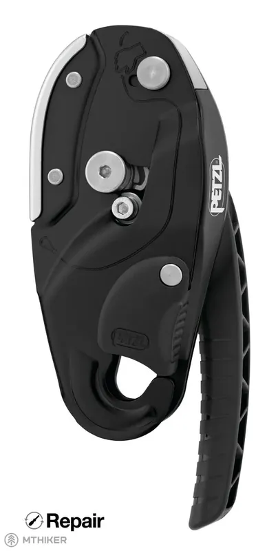 Autentický Petzl RIG REPAIRABLE slaňovací brzda, černá