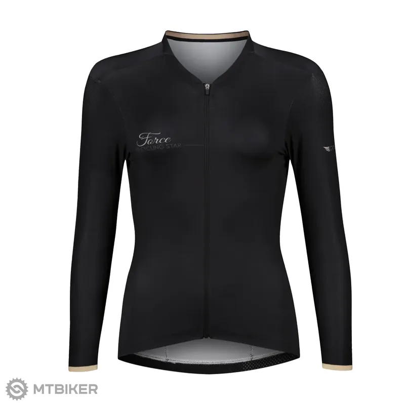 Vrácení Zdarma FORCE Gold Lady dámský dres, černá