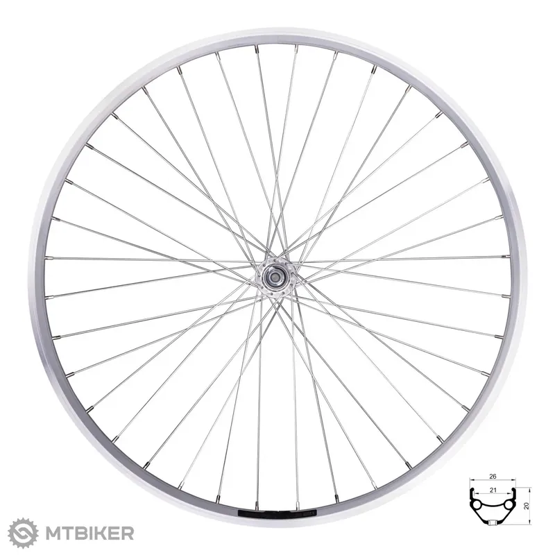 Cenově Výhodný FORCE PRIME 26" přední kolo, ráfek 559x21, 36d, na matice