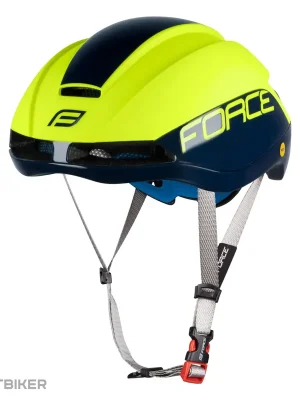 Akční Nabídka FORCE Orca MIPS přilba, fluo/modrá