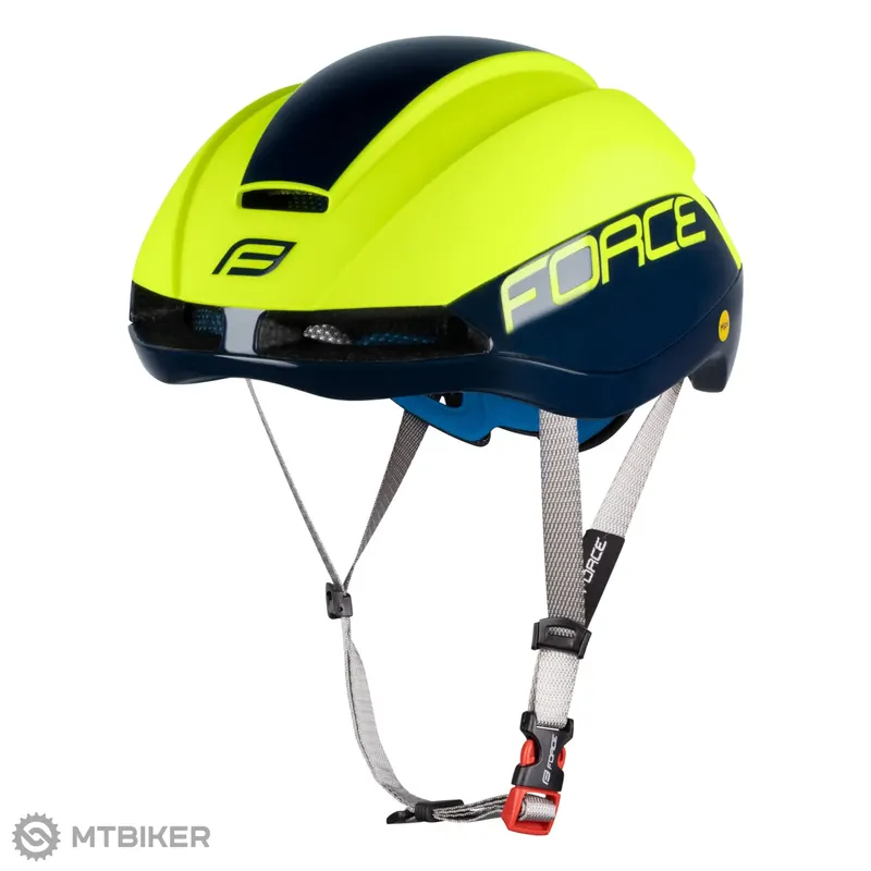 Akční Nabídka FORCE Orca MIPS přilba, fluo/modrá